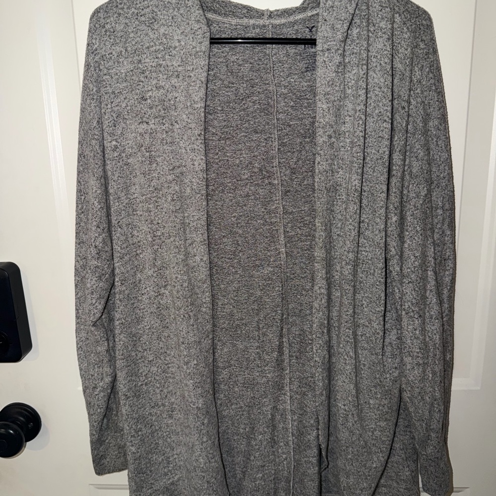 American Eagle Outfitters Heather Gray Women's Cardigan